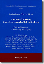 Sammelband: Anwaltsorientierung im rechtswissenschaftlichen Studium