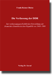 Dissertation: Die Verfassung der DDR