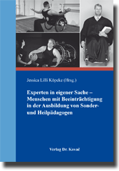 Sammelband: Experten in eigener Sache – Menschen mit Beeinträchtigung in der Ausbildung von Sonder- und Heilpädagogen