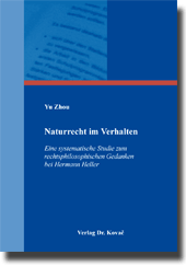 Doktorarbeit: Naturrecht im Verhalten