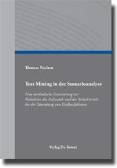  Dissertation: Text Mining in der Szenarioanalyse