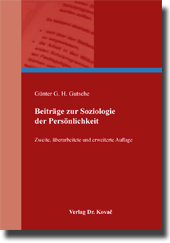 Forschungsarbeit: Beiträge zur Soziologie der Persönlichkeit