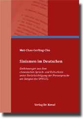 Doktorarbeit: Sinismen im Deutschen