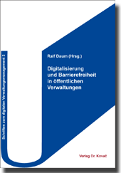 Sammelband: Digitalisierung und Barrierefreiheit in öffentlichen Verwaltungen