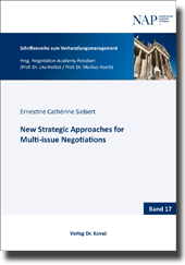 New Strategic Approaches for Multi-issue Negotiations (Doktorarbeit) New Strategic Approaches for Multi-issue Negotiations (Doktorarbeit)