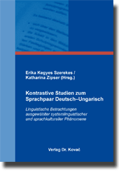 Sammelband: Kontrastive Studien zum Sprachpaar Deutsch–Ungarisch
