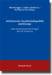 Festschrift: Arbeitsrecht, Gesellschaftspolitik und Europa