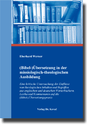 Forschungsarbeit: (Bibel)Übersetzung in der missiologischtheologischen Ausbildung