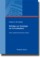 Beiträge zur Soziologie der Persönlichkeit (Forschungsarbeit) Beiträge zur Soziologie der Persönlichkeit (Forschungsarbeit)