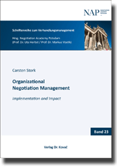 Organizational Negotiation Management (Dissertation) Organizational Negotiation Management (Dissertation)