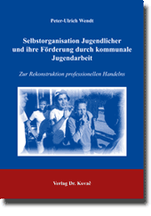 Doktorarbeit: Selbstorganisation Jugendlicher und ihre Förderung durch kommunale Jugendarbeit