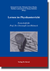 Lernen im Physikunterricht (Festschrift) Lernen im Physikunterricht (Festschrift)