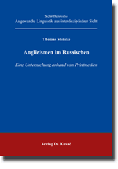 Anglizismen im Russischen (Forschungsarbeit) Anglizismen im Russischen (Forschungsarbeit)