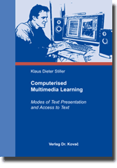 Habilitation: Computerised Multimedia Learning