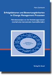Erfolgsfaktoren und Bewertungskriterien in Change Management Prozessen (Dissertation) Erfolgsfaktoren und Bewertungskriterien in Change Management Prozessen (Dissertation)
