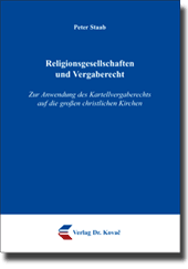 Religionsgesellschaften und Vergaberecht (Dissertation)