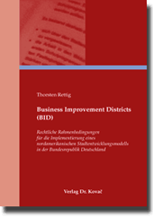 Business Improvement Districts (BID) (Doktorarbeit)