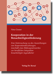 Kooperation in der Benachteiligtenförderung (Dissertation) Kooperation in der Benachteiligtenförderung (Dissertation)