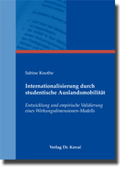 Doktorarbeit: Internationalisierung durch studentische Auslandsmobilität