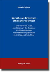 Sprache als Kriterium ethnischer Identität (Forschungsarbeit) Sprache als Kriterium ethnischer Identität (Forschungsarbeit)