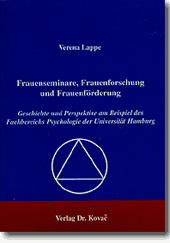 : Frauenseminare, Frauenforschung und Frauenförderung