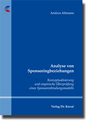 Doktorarbeit: Analyse von Sponsoringbeziehungen