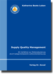 Doktorarbeit: Supply Quality Management