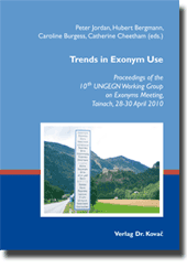 Tagungsband: Trends in Exonym Use