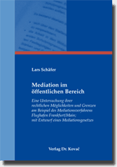 Dissertation: Mediation im öffentlichen Bereich