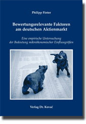 Dissertation: Bewertungsrelevante Faktoren am deutschen Aktienmarkt