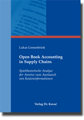 Doktorarbeit: Open Book Accounting in Supply Chains