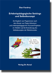 Dissertation: Erlebnispädagogische Settings und Selbstkonzept