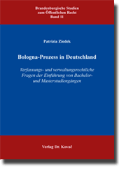 Bologna-Prozess in Deutschland (Dissertation) Bologna-Prozess in Deutschland (Dissertation)