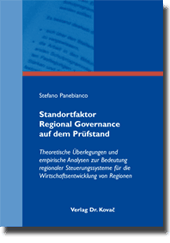 Dissertation: Standortfaktor Regional Governance auf dem Prüfstand