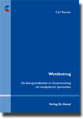 Wettbetrug (Dissertation)