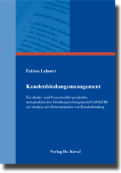 Kundenbindungsmanagement (Dissertation)