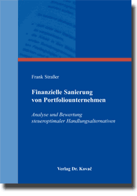 Dissertation: Finanzielle Sanierung von Portfoliounternehmen