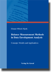 Dissertation: Balance Measurement Methods in Data Envelopment Analysis