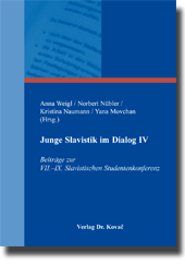 Junge Slavistik im Dialog IV (Sammelband)