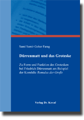 Dürrenmatt und das Groteske (Doktorarbeit) Dürrenmatt und das Groteske (Doktorarbeit)