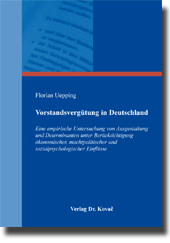 Dissertation: Vorstandsvergütung in Deutschland