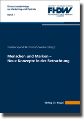 Sammelband: Menschen und Marken – Neue Konzepte in der Betrachtung