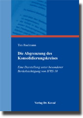 Doktorarbeit: Die Abgrenzung des Konsolidierungskreises