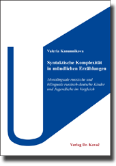 Syntaktische Komplexität in mündlichen Erzählungen (Forschungsarbeit)