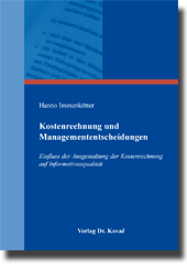 Doktorarbeit: Kostenrechnung und Managemententscheidungen