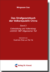 Forschungsarbeit: Das Strafgesetzbuch der Volksrepublik China
