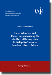Doktorarbeit: Unternehmens- und Forderungsbewertung für die Durchführung eines Debt-Equity-Swaps im Insolvenzplanverfahren