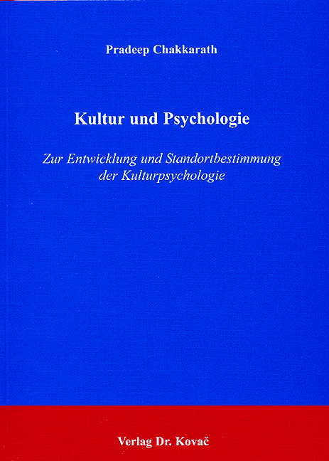 Kultur und Psychologie (Doktorarbeit)