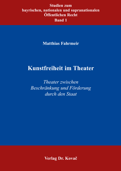 Kunstfreiheit im Theater (Dissertation)