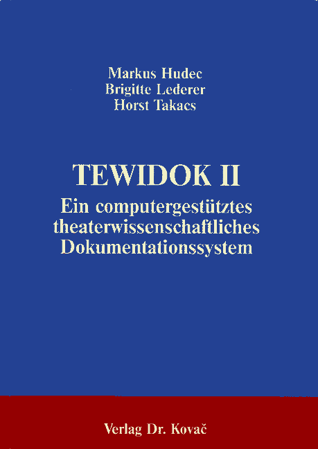 TEWIDOK II. (Forschungsarbeit) TEWIDOK II. (Forschungsarbeit)